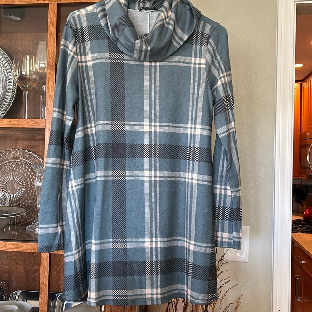 Bombom tunic sweatshirt- comfy, dress up or down.